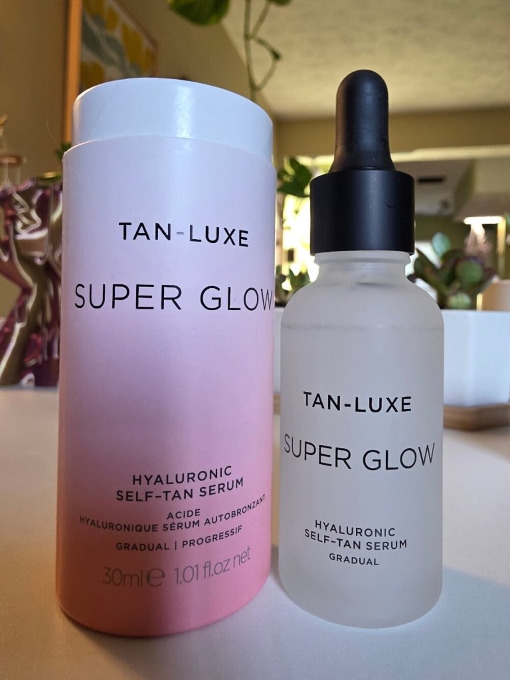 Tan-Luxe Super Glow Hyaluronic Self-Tan Serum